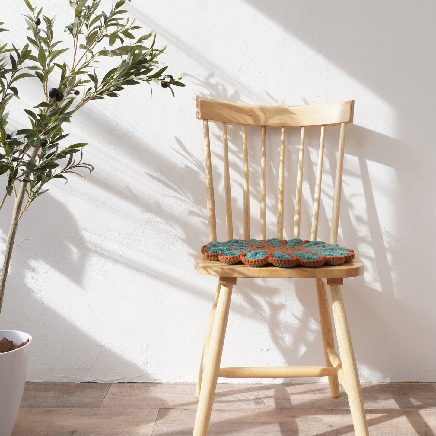 Flower Chair Cushion Crochet Kit