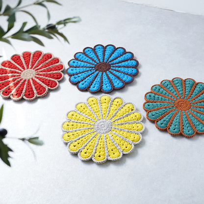 Flower Chair Cushion Crochet Kit