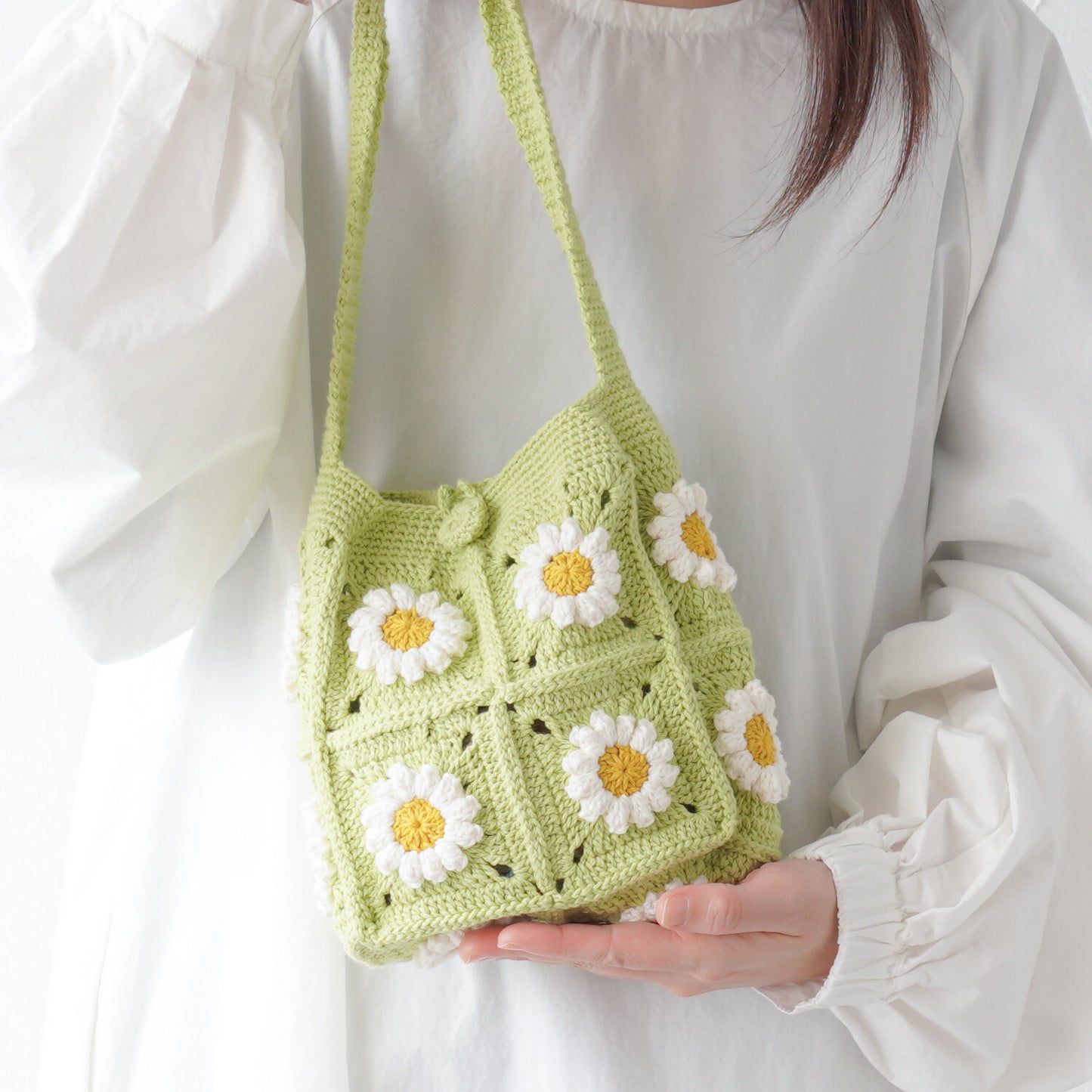 Daisy Flower Bag Crochet Kit