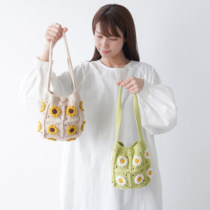 Daisy Flower Bag Crochet Kit